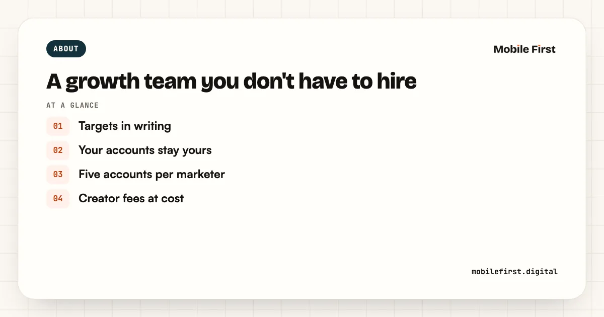 A growth team you don